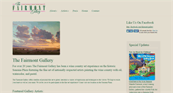 Desktop Screenshot of fairmontgallery.com